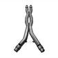 Corsa 2015-2024 Ford Mustang GT 5.0 3in Double X Pipe Will Fit Factory Exhaust - 14327