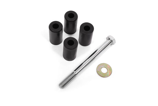 BMR 15-18 Ford Mustang S550 Rear Cradle Bushing Kit w/ Centering Sleeves- Black - SCB766