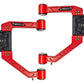 UMI Performance 15-25 Ford F-150 Adjustable Upper A-Arm Kit - Red - 6565-R