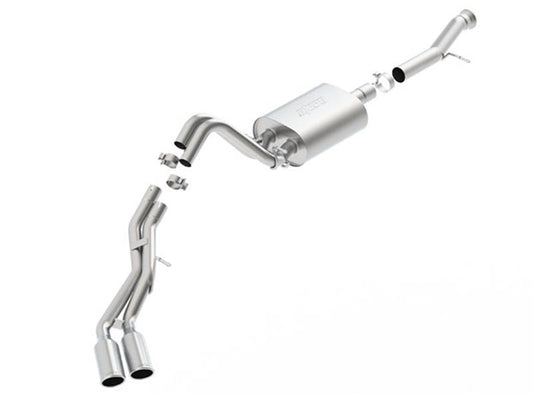 Borla 2015 Cadillac Escalade/Yukon Denali 6.2L V8 AT 2WD/4WD Split Side Exit SS S-Type CB Exhaust - 140652