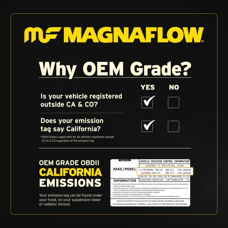 MagnaFlow Universal Catalytic Converter 2.25 C/C 5.00 Diesel Spun - 60105