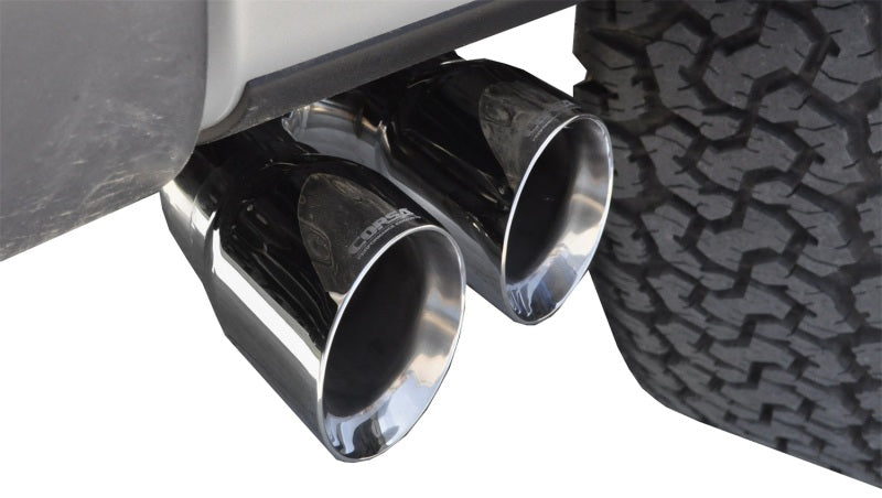 Corsa 2011-2014 Ford F-150 Raptor 6.2L V8 145in Wheelbase Polished Xtreme Cat-Back Exhaust - 14760