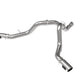 aFe Large Bore-HD 4in 409SS DPF-Back Exhaust System w/Polished Tips 20 GM Diesel Trucks V8-6.6L - 49-44126-P