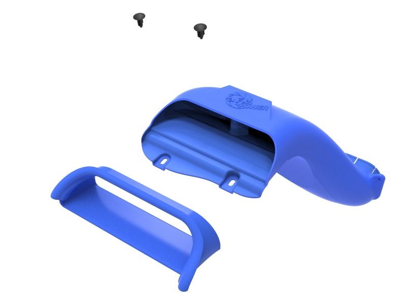 aFe Rapid Induction Dynamic Air Scoop 2021+ Ford F-150V6/V8 - Blue - 52-10010SL