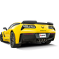 Akrapovic 14-17 Chevrolet Corvette Z06 (C7) Slip-On Line (Titanium) w/ Carbon Tips - MTP-CO/TI/2