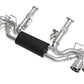 aFe MACH Force-Xp 3in to 2-1/2in 304SS Cat-Back 2020 Chevy Corvette (C8) 6.2L - Polished Tip - 49-34124-P