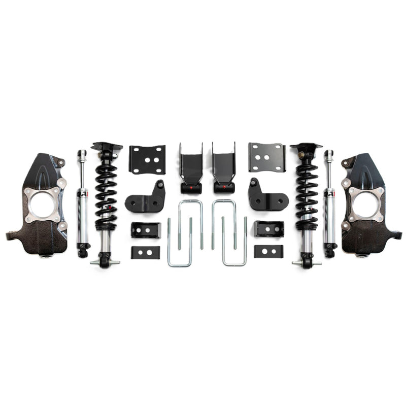 QA1 21-25 Ford F150 2WD Dual Adjustable Lowering Kit w/ Spindles - 3.5-5.5in - LK12-FF03