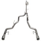 Corsa 2022-2024 2023 Ford F-150 SuperCrew/5.5ft Bed 5.0L V8 Sport Cat-Back Dual Rear Exit-Polished - 21184