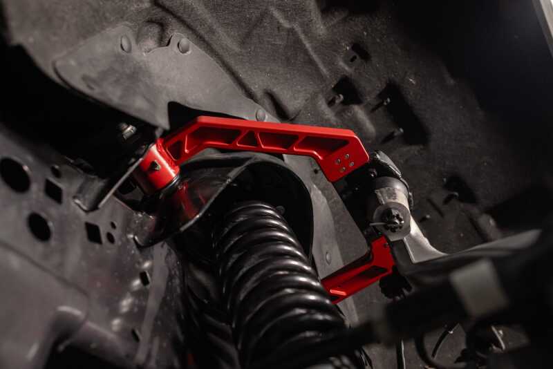 UMI Performance 15-25 Ford F-150 Adjustable Upper A-Arm Kit - Black - 6565-B