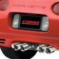 Corsa 1997-2004 Chevrolet Corvette C5 Z06 5.7L V8 Polished Xtreme Cat-Back + XO Exhaust - 14114