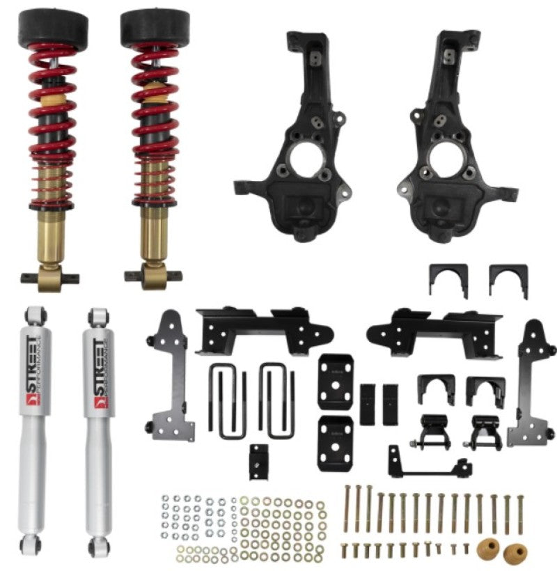 Belltech LOWERING KIT 2019+ GM Silverado / Sierra 1500 4WD All Cabs - 2-5in Fr / 6in R - 1041HK