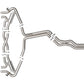 aFe 20-22 Audi RS6 Avant V8 4L (tt) MACH Force-Xp 3in to 2.5in 304 SS Cat-Back Exhaust w/ Black Tip - 49-36448-B