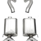 Corsa 06-13 Chevy Corvette C6 Z06 7.0L / 09-13 ZR1 6.2L Polished Axle-Back Exhaust w/4.5in Twin Tips - 21077