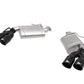 aFe POWER MACH Force-Xp 3in Axle-Back Exhaust 16-20 Chevrolet Camaro SS V8 6.2L w/Mufflers - Black - 49-44119-B