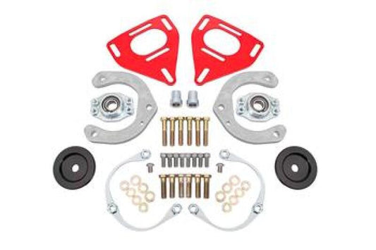 BMR 16-24 Chevrolet Camaro Caster Camber Plates (Coil-Over Only) - Red - WAK361R