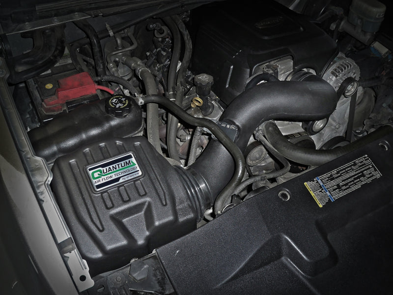 aFe Quantum Cold Air Intake System w/ Pro Dry S Media 09-13 GM Silverado / Sierra V8-4.8/5.3/6.2L - 53-10029D