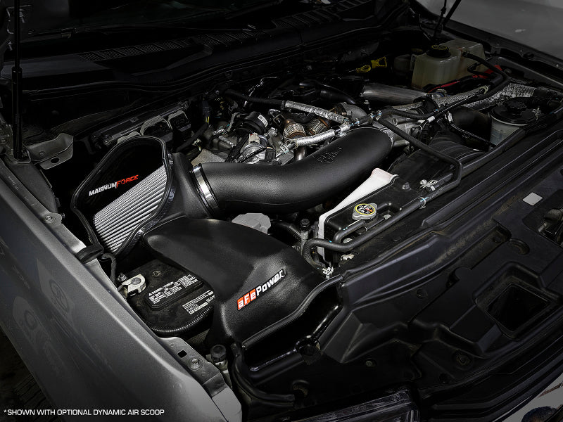 aFe Magnum FORCE Stage-2 Pro DRY S Cold Air Intake System 17-18 Ford Diesel Trucks V8-6.7L (td) - 54-13017D