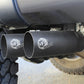 aFe Rebel Series Exht 3in SS Middle Side Exit CB w/ Black Tips 11-14 Ford F150 Ecoboost V6 3.5L (tt) - 49-43078-B