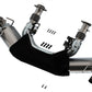 Borla 2020 Chevrolet Corvette C8 6.2L ATAK 3in Exhaust System Dual Round Angle Cut Carbon Fiber Tips - 140839CF
