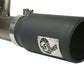 aFe MACHForce XP Exhaust Cat-Back SS-409 4in Black Tip 11-12 Ford F-150 EcoBoost V6-3.5L (tt) - 49-43041-B
