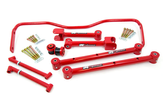 UMI Performance 65-67 GM A-Body Rear Suspension Kit - Red - ABR413-R