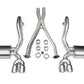 Corsa 1997-2004 Chevrolet Corvette C5 Z06 5.7L V8 Polished Xtreme Cat-Back + XO Exhaust - 14114