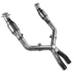 Kooks 05-10 Ford Mustang GT 2 1/2in x 2 1/2in OEM Exhaust GREEN Cat X Pipe - 11313300