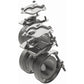 MagnaFlow 2018 Ford Mustang V8-5.0LGAS Exhaust Acc - 2.5in ID/OD - 304SS - Integrated V-Band Flanges - 10805