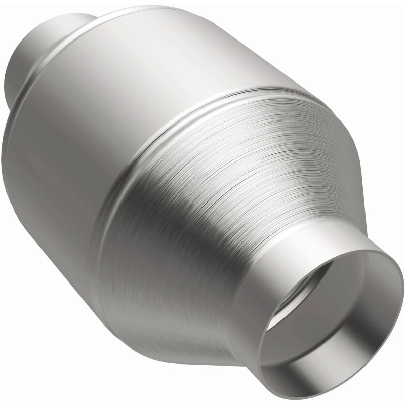 MagnaFlow Univ Cat Conv 2.5in Inlet/Outlet Center/Center Round 3in Body L x 5in W x 8.75in Overall L - 51656