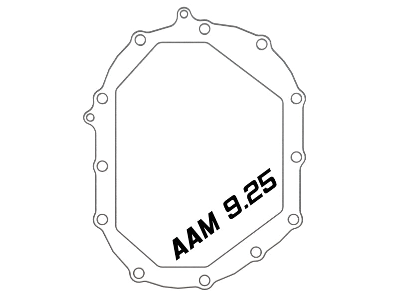 aFe Power 11-18 GM 2500-3500 AAM 9.25 Axle Front Differential Cover Raw Machined Street Series - 46-71050A