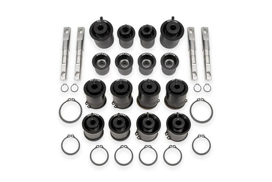 BMR 97-04 Chevrolet Corvette C5 / 05-13 Corvette C6 Front & Rear Control Arms Bearing Kit - Black - CBK555