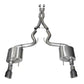 Corsa 2015-17 Ford Mustang GT Coupe 5.0L 3in Sport Cat-Back Exhaust Dual Rear Exit w/ Gun Metal Tips - 14332GNM