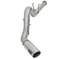 aFe ATLAS 5in DPF-Back Alum Steel Exhaust System w/Polished Tip 2017 Ford Diesel Trucks V8-6.7L (td) - 49-03090-P