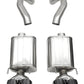 Corsa 06-13 Chevy Corvette C6 Z06 7.0L / 09-13 ZR1 6.2L Black PVD AxleBack Exhaust w/4.5in Twin Tips - 21077BLK