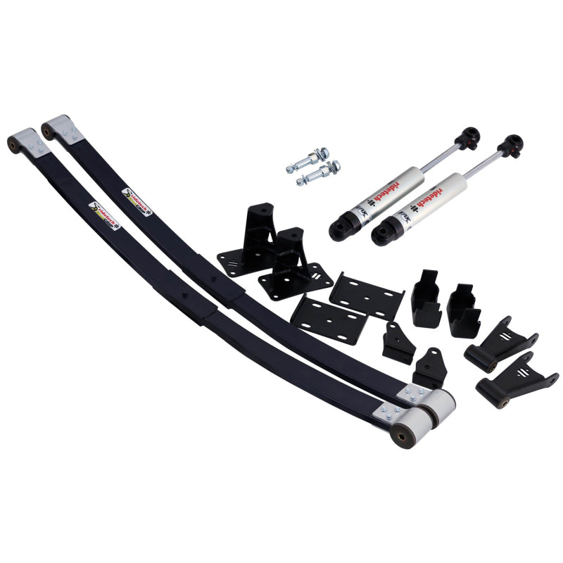 Ridetech 73-87 Chevrolet C10 Composite Leaf Springs w/ HQ Shocks - 6in Drop - Rear - 11364810