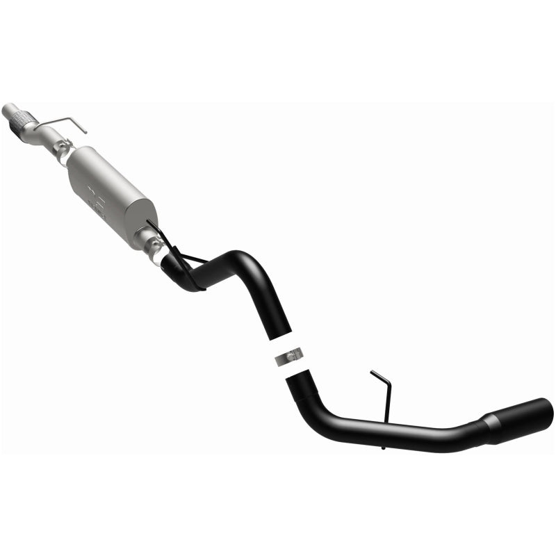 MagnaFlow SYS Cat-Back 11-14 Ford F-150 3.5L V6 EcoBoost 3in Black Single Side Exit Rear 3 Tip - 15364