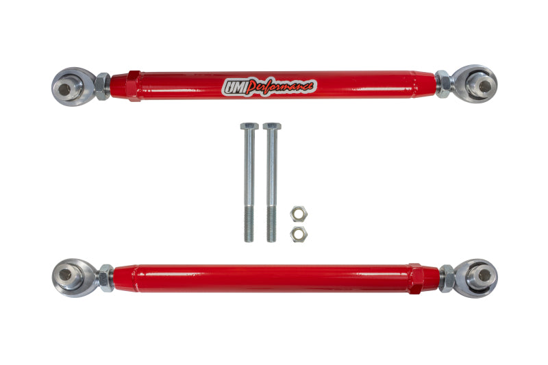 UMI Performance 16-24 Chevrolet Camaro Alignment Toe Arm - Red - 2545-R