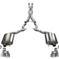 Corsa 2018-2023 Ford Mustang GT Convertible w/o Active Valves Xtreme Cat-Back w/ 4in Tips - 21048