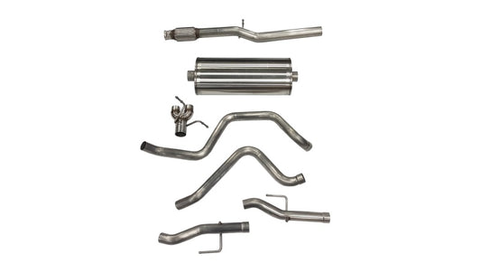 Corsa 19-23 Chevy Silverado/GMC Sierra 6.2L Crew Cab Short Bed 147.5 Cat-Back Dual Rear Exit No Tips - 21033