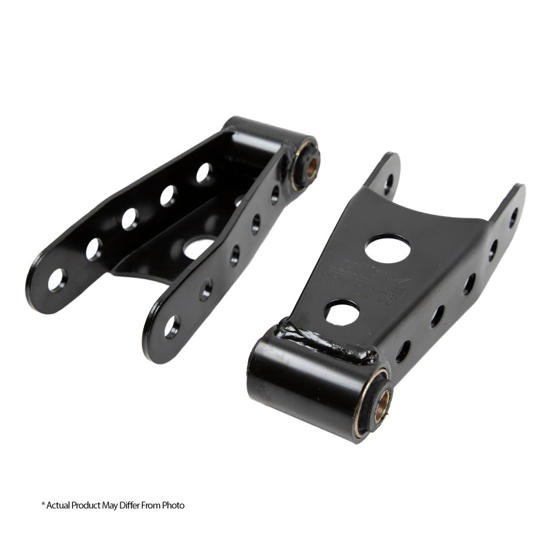 Belltech SHACKLE KIT 15-16 Ford F150 (All Cabs Short Bed Only) 4WD 1in / 2in Rear Drop - 6426