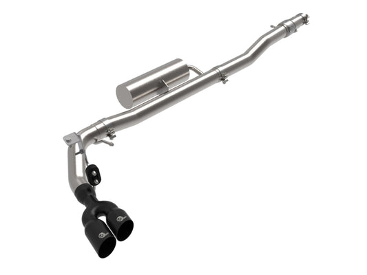 aFe Rebel Series 3in 304 SS Cat-Back Exhaust Side Exit w/ Black Tips 19-20 Ford Ranger L4-2.3L (t) - 49-33119-B