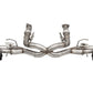 Corsa 2020-2025 Corvette C8 3in Valved Cat-Back 4.5in Blk Quad Tips - Fits Factory NPP Exhaust w/AFM - 21106BLK