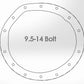 aFe Power Pro Series Rear Differential Cover Black w/ Machined Fins 99-13 GM Trucks (GM 9.5-14) - 46-70372
