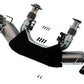 Borla 2020 Chevrolet Corvette C8 6.2L ATAK 3in Exhaust System Dual Round Angle Cut Carbon Fiber Tips - 140839CF