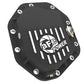 aFe 19-25 GM Trucks Front Diff Cover - Black w/ Machined Fins - 46-71430B