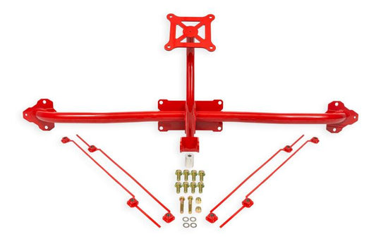 BMR 14-19 Chevrolet Corvette C7 Bolt-On Parachute Mount - Red - PM570R