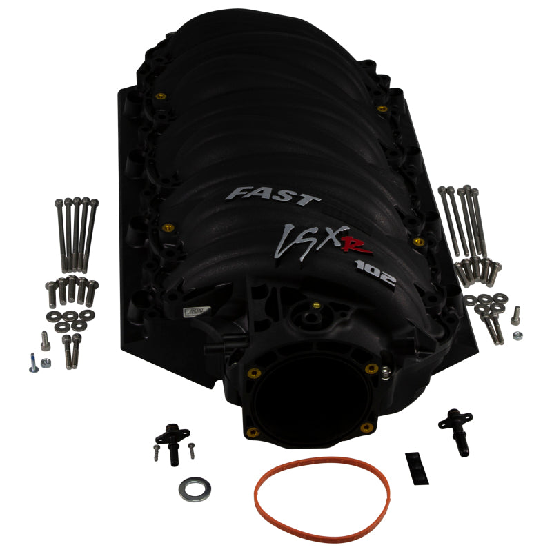 FAST LSXR Manifold 102MM Rect Port - Black - 146102B