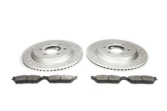 Alcon 19-20 Raptor/ 18-20 F-150 Pad & Rotor Kit (Use with Stock Calipers) w/ Elect Park Brake - Rear - ALABKR3430X1227