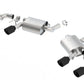 Borla 2016 Chevy Camaro V8 SS AT/MT ATAK Rear Section Exhaust w/ Dual Mode Valves Ceramic Black - 11925CB