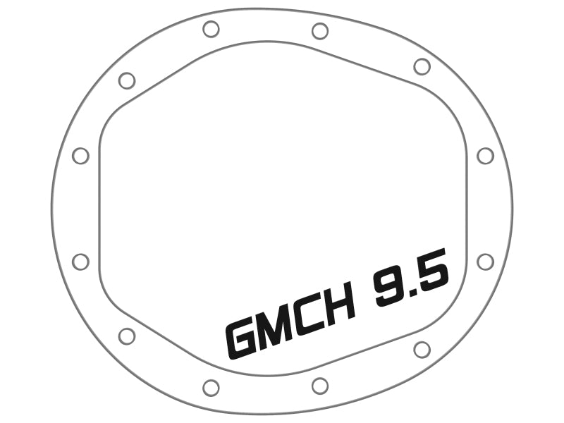 aFe Pro Series GMCH 9.5 Rear Diff Cover Raw w/ Machined Fins 19-20 GM Silverado/Sierra 1500 - 46-71140A